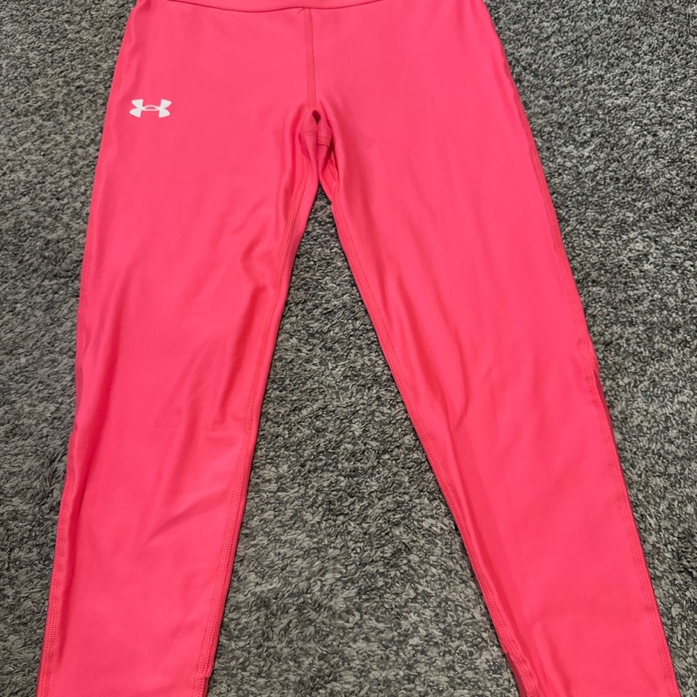 Under Armour Kids Bright Pink Leggings